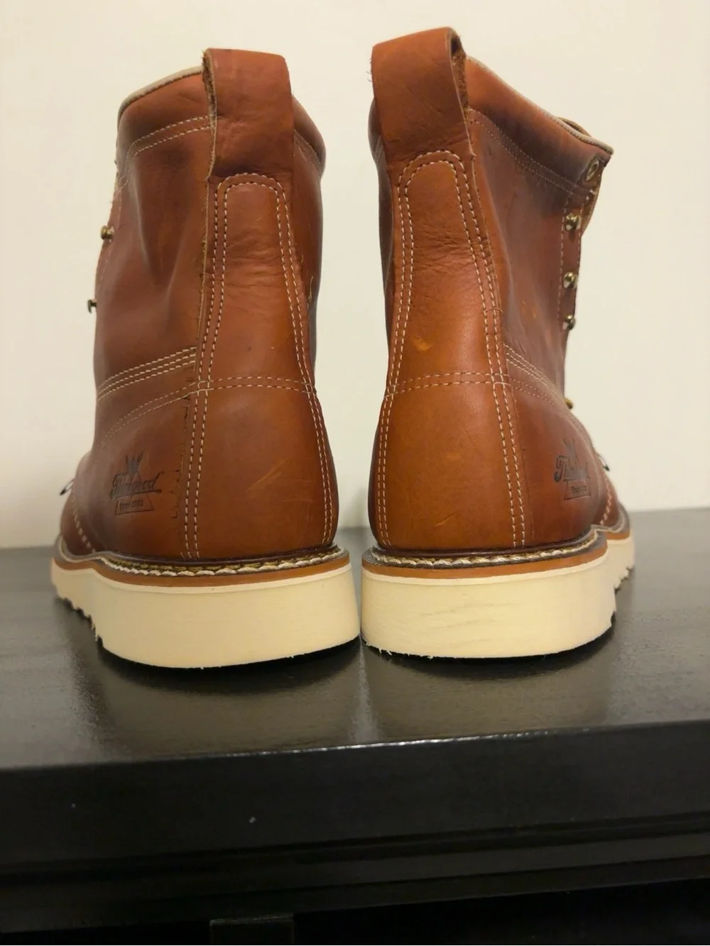 Thorogood 804-4200 6” Moc Toe Steel Toe Work Boots Safety Brown USA 13 EE NWOB